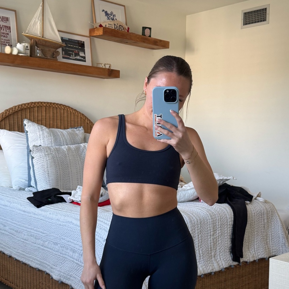 Aritzia Navy Sports Bra
